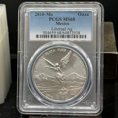 2010 Libertad 1oz PCGS MS68