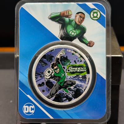  Green Lantern Colorized in TEP Silver 1oz