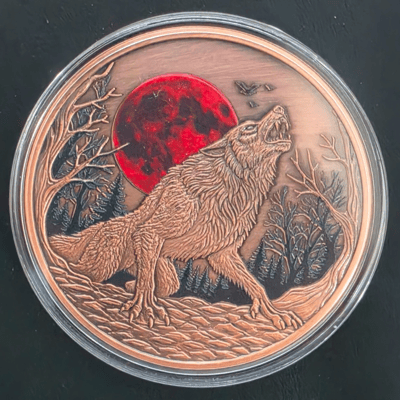 BLOOD MOON WEREWOLF 5 OZ COPPER - additional view