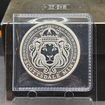 IN OMNIA PARATUS 1 OZ SILVER SCOTTSDALE MINT PROOF