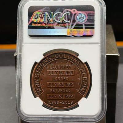 2019 Apollo 11 50th Anniv Robbins Medal Restrike - additional view
