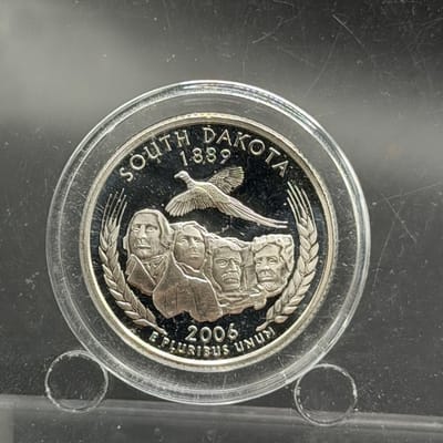 South Dakota Silver State Quarter ~ 0.18oz
