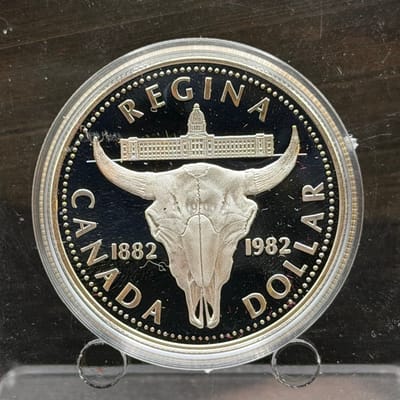 1982 Regina Centennial Canadian Dollar 0.375oz