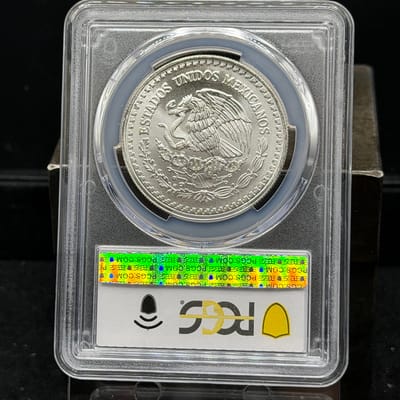 1993 - Mo Mexico Silver Libertad 1 Onza PCGS MS66 - additional view