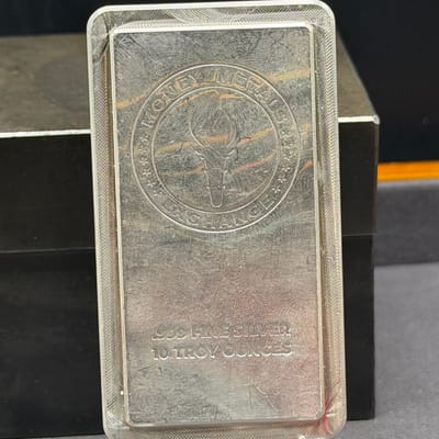 Money Metals Exchange 10oz Silver stackable bar