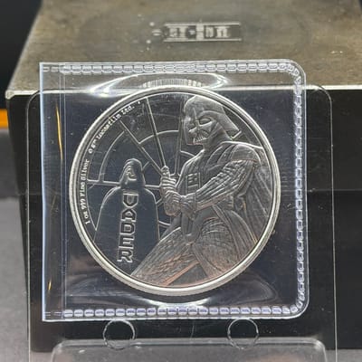 Darth Vader 1oz Silver Round ~ 2022 Niue