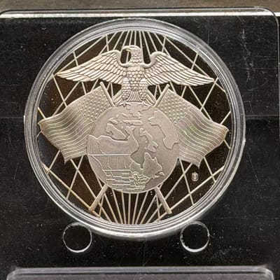 Copper/ Ni 1oz: Benjamin Franklin $100 Colorized - additional view