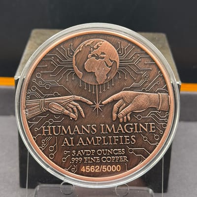 AI Human Imagine 5,000 Mintage Limited Edition 5oz - additional view