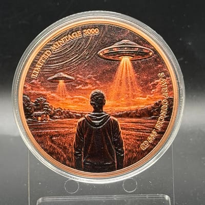 The Arrival Colorized 5 oz Copper (5,000 Mintage)