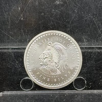 FOUR Aztec 1/4oz Rounds x 4 (1 total oz)
