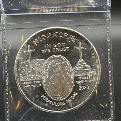 Medjugorje Silver 1oz Round - additional view