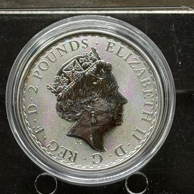 2020 Britannia 1oz Silver Round Capsule - additional view