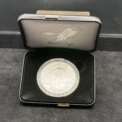 2025 W American Eagle One Ounce Silver Uncirc OGP - additional view
