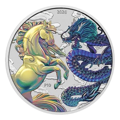 2026 1 oz Silver Chinese Myth & Legends Opalite - additional view