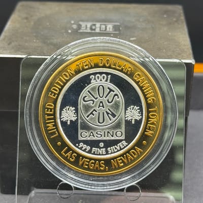 Casino Silver Strike 0.6oz~ Slots-A-Fun - additional view