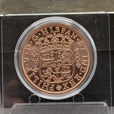 COLONIAL TRIBUTE SERIES - PILLAR DOLLAR COPPER 1OZ - additional view