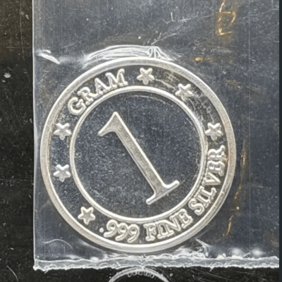 Dont Tread on Me Round ~ Silver 1g by Pan Silver - additional view