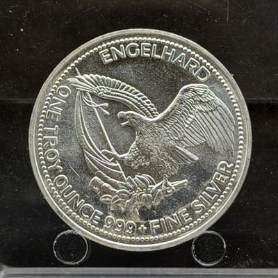 1987 Engelhard Prospector Silver Round ~ Semi Key - additional view