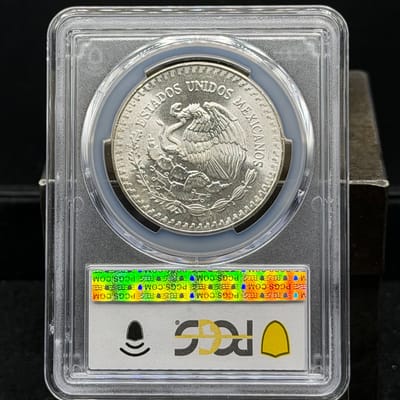 1984 Mo Mexico 1 Onza Silver Libertad PCGS MS68 - additional view