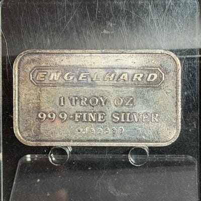 Engelhard 1oz Bar ~ PJ83387