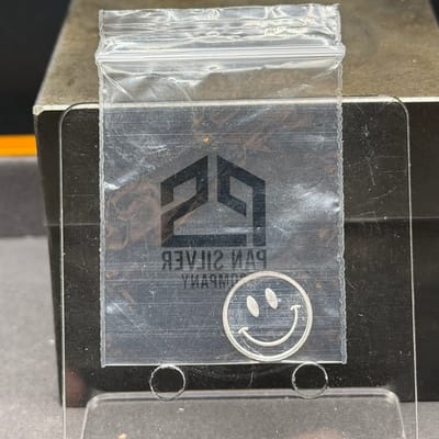 Smiling Face ~ Silver 1g by Pan Silver - additional view