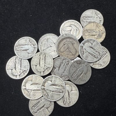 Random Year Standing Liberty Quarter Silver Coin  - additional view