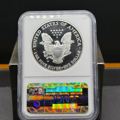 Proof American Silver Eagle 2002 W NGC PF69 - additional view