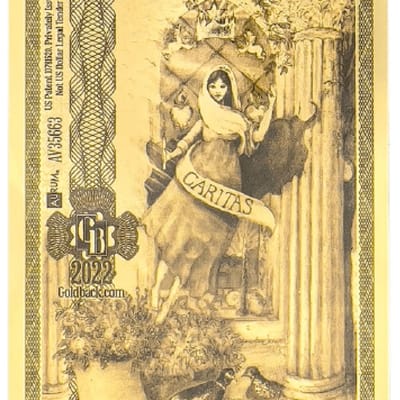 Nevada 1 Goldback Bill