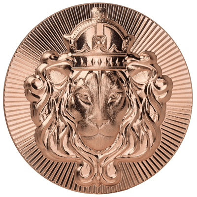 NEW Scottsdale Lion 1 oz Copper Stacker Round