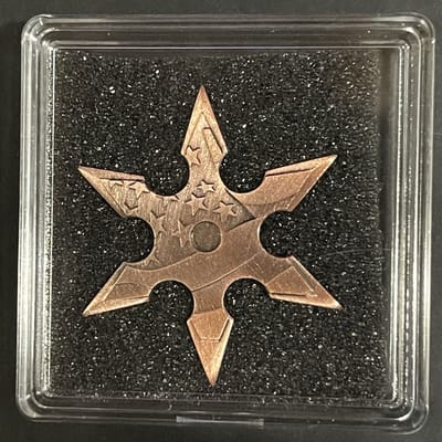 NINJA STAR 5G COPPER AMERICAN FLAG ED IN CAP - additional view