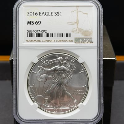 American Silver Eagle 2016 NGC MS69