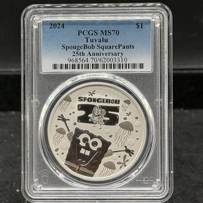 2024 SpongeBob Silver 1oz PCGS MS70