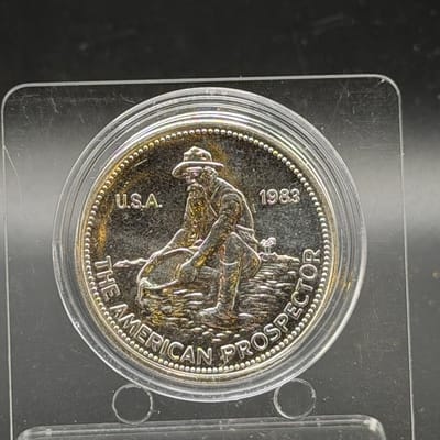 1983 Engelhard Prospector 1oz Silver Rd ~ Key Date