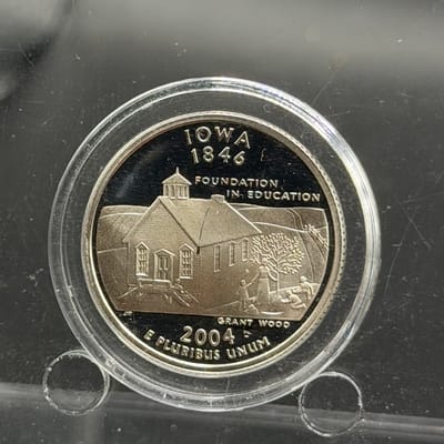 Iowa Silver State Quarter ~ 0.18oz