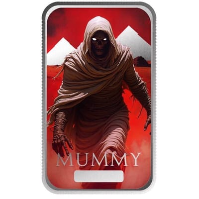 Mummy Colorized by Scottsdale Mint 1oz Silver