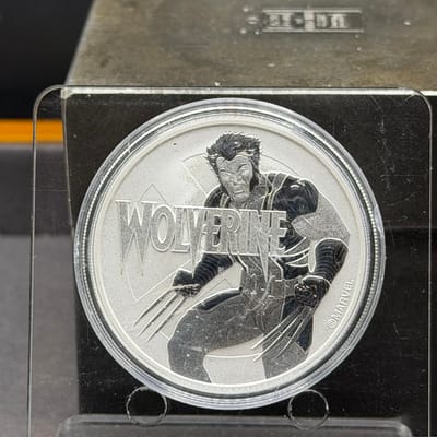 2021 Tuvalu Marvel Wolverine 1oz .9999 Fine Silver