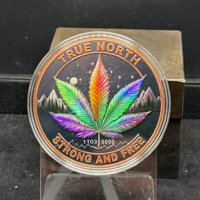 Stoner Stacker 5 oz .999 Fine Copper Rd True North