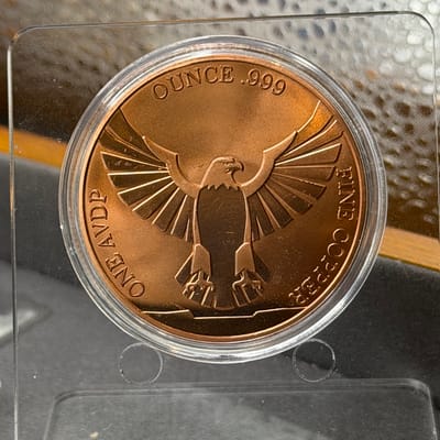 Freedom Eagle 1 oz Colorized Copper  - additional view