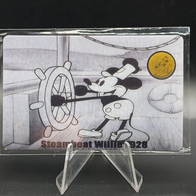 Steamboat Willie 1/2000 oz. Gold Round .999 Fine