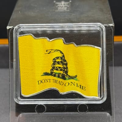 Dont Tread On Me ~ Waving Flag 1oz Colorized