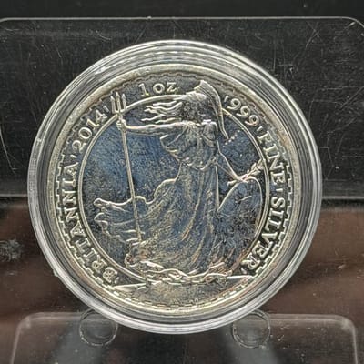 2014 Britannia with Horse Privy Rim 1oz