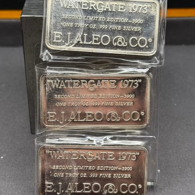 1973 EJ Aleo Co Watergate Speak, Hear, See No Evil - additional view