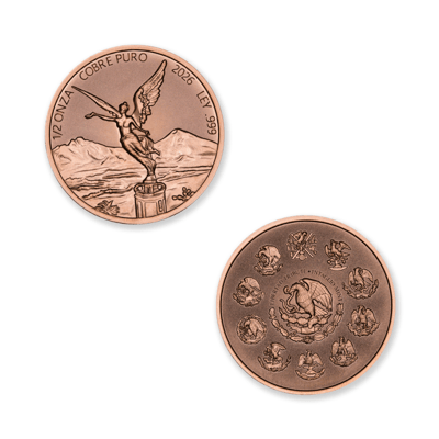 2026 Mexico LIBERTAD TRIBUTE – 1/2 oz Copper