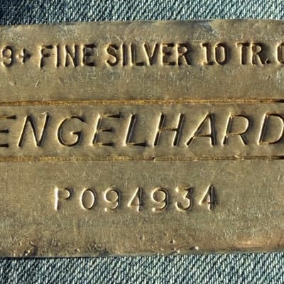 Engelhard 10oz Waffle Back Bar ~ Vintage
