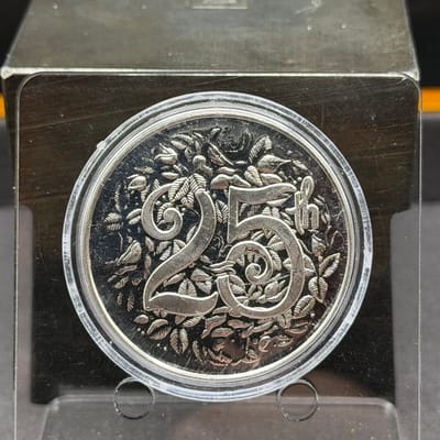 25th Anniversary 1oz Round Silver 