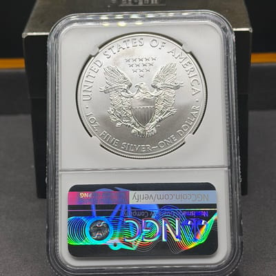 2015 American Silver Eagle 1oz Silver NGC MS69 - additional view
