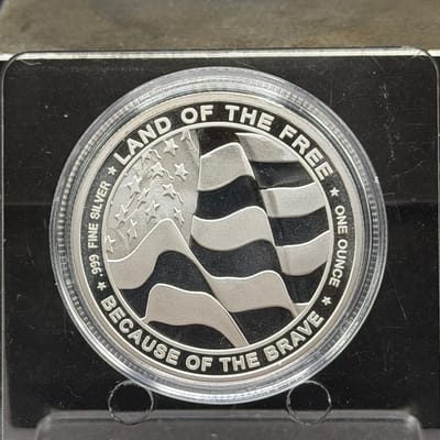Army ~ Land Of The Free Because Of The Brave Coin - additional view