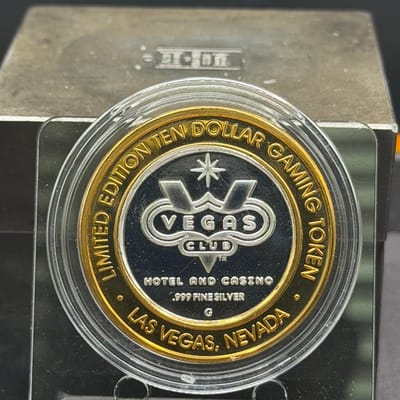 Casino Silver Strike 0.6oz ~ Las Vegas Club - additional view
