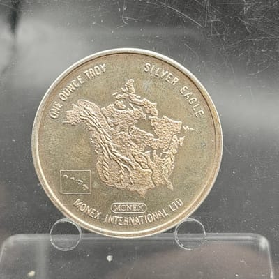 Near Spot: Vintage Monex Int Silver Eagle