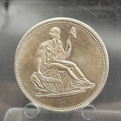 Near Spot: Seated Liberty Tribute 1oz Round. B